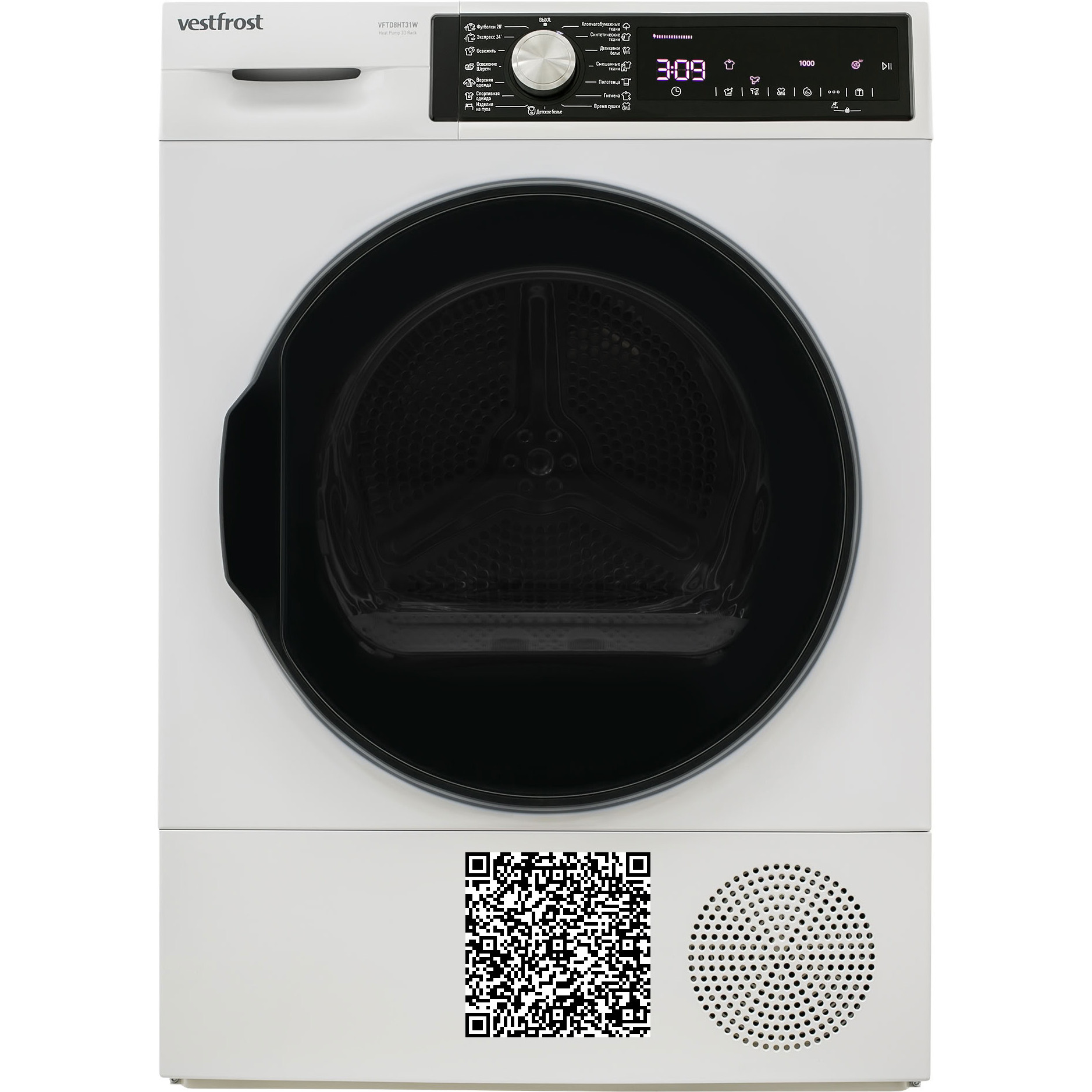 ��������� ������ � �������� ������� Vestfrost VFTD8HT31W