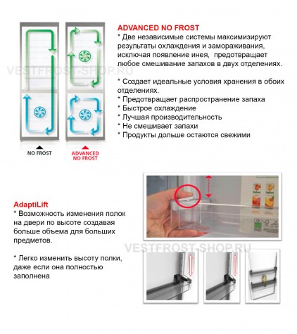����������� Vestfrost VF 373 ED ������ �����
