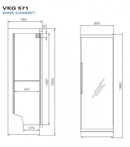 ������ ���� Vestfrost Solutions VKG 571 B