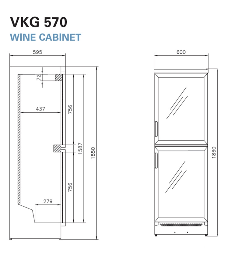 ������ ���� Vestfrost Solutions VKG 570 S