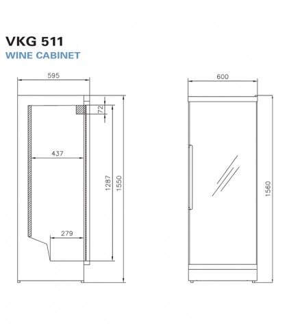 ������ ���� Vestfrost Solutions VKG 511 B