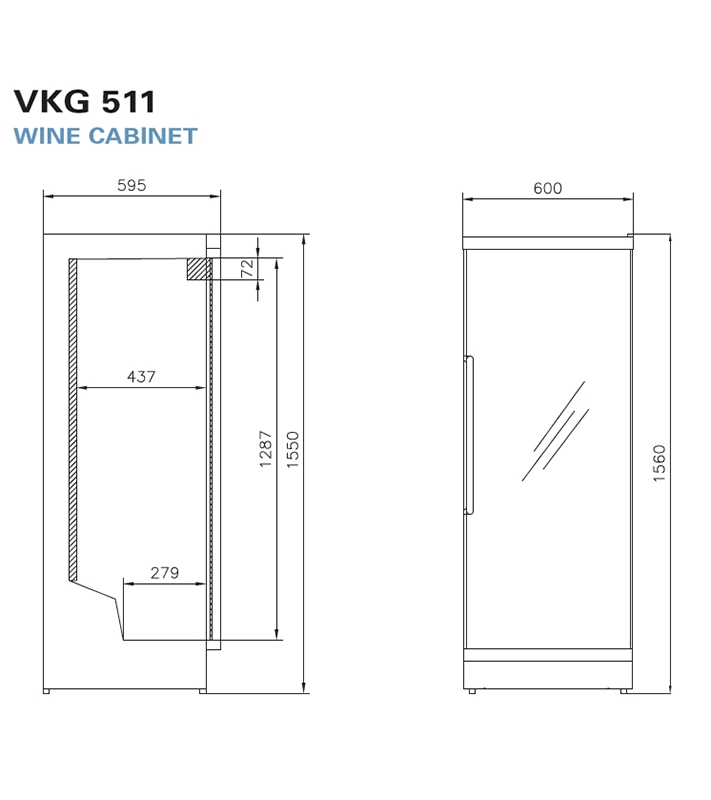 ������ ���� Vestfrost Solutions VKG 511 S