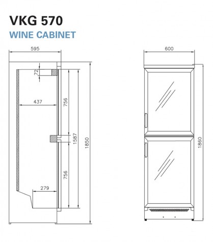 ������ ���� Vestfrost Solutions VKG 570 B
