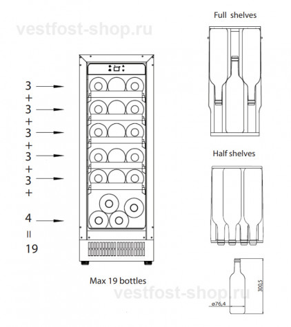 ������ ���� Vestfrost Solutions WFG 18