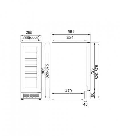 ������ ���� Vestfrost Solutions WFG 18